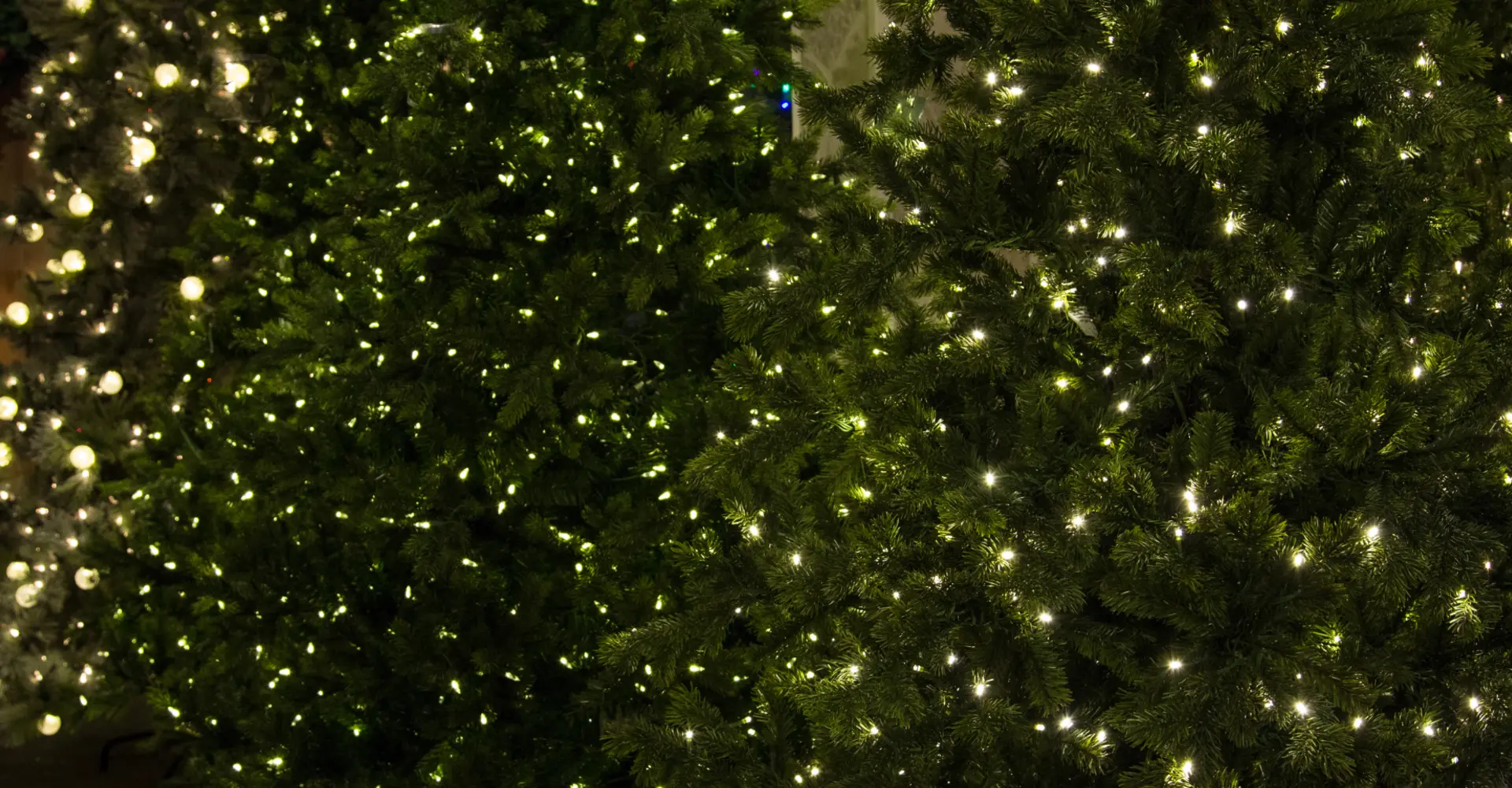 20% korting op kunstkerstbomen