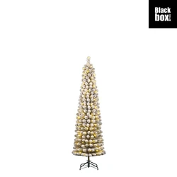 Charlton Pilar kerstboom led groen frosted warm wit 90L